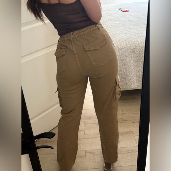 Tan Cargo Pants - Picture 3 of 6